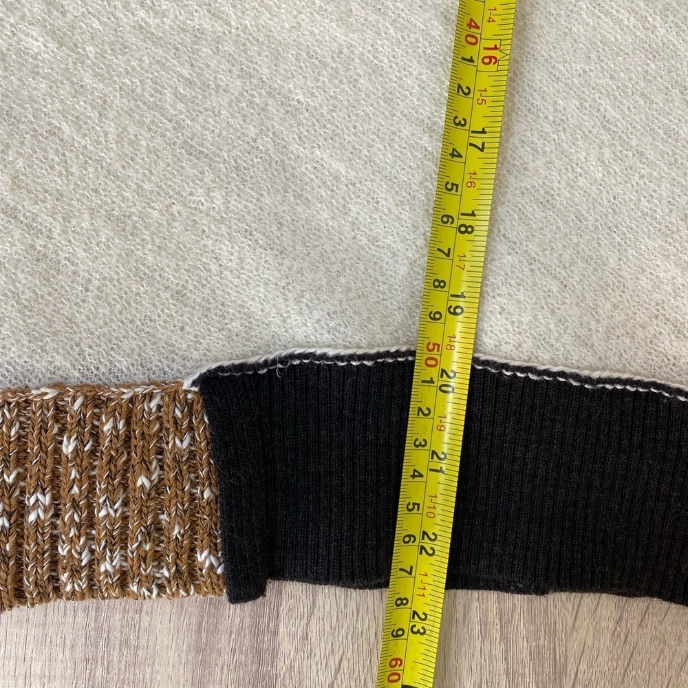 Celine By Phoebe Philo Crewneck Cream Long Sleeve 100% Wool Sweater Size Large - Picture 9 of 9